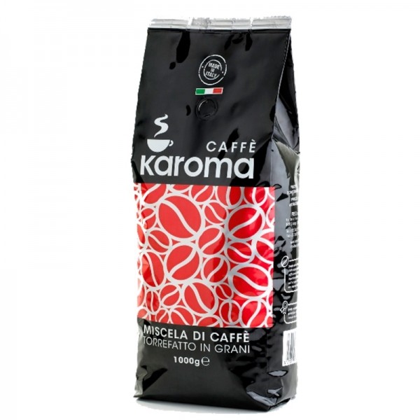 Coffee Blend "Karoma Rosso" 1 kg. Кофе в зернах