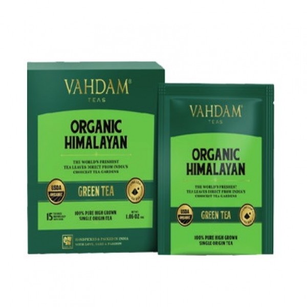 Organic Himalayan Green Tea. 100 % Pure high grown single origin tea